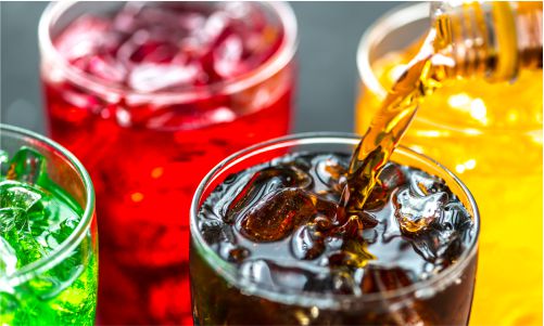 sodas y jugos
